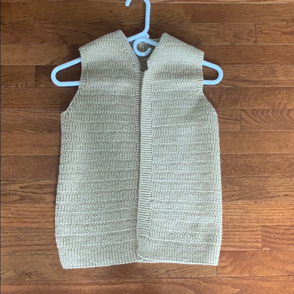 Beige Cozy Knitted Vest